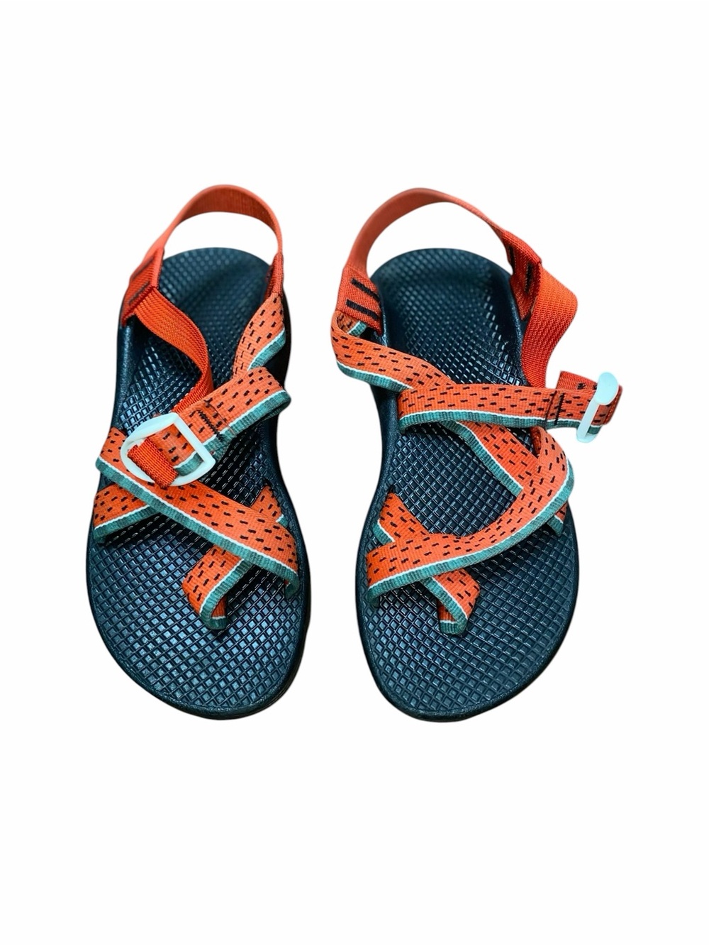 Chaco Orange & Black Z-Strap Sport Sandals Women’s 6 Outdoor Hiking